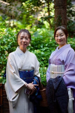 Going out in kimono