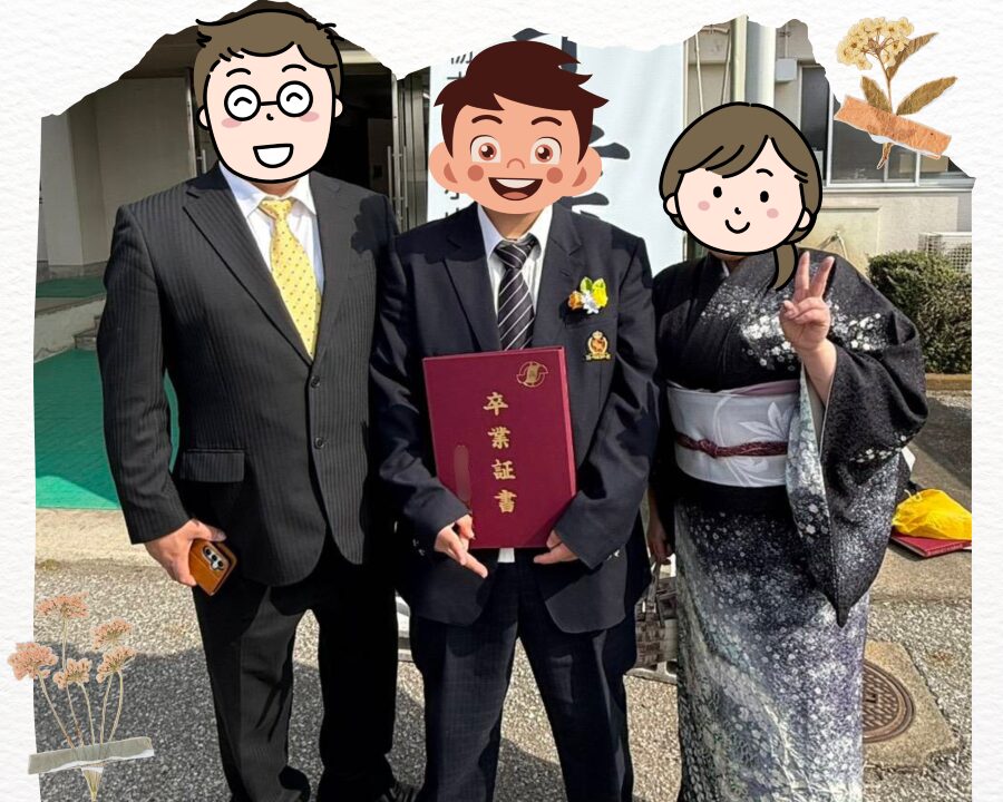 graduation ceremony 卒業式 母親 着物 着方教室 着付け教室 生徒 成果